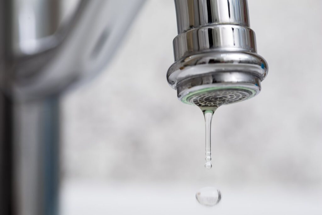 faucet dripping due to plumbing problem